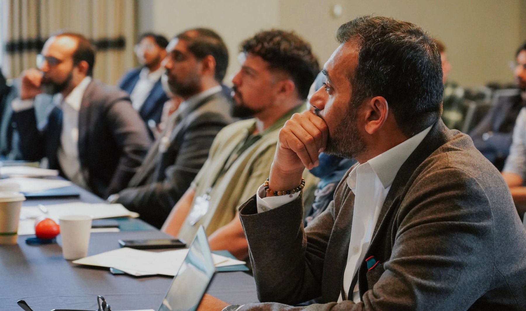 Attendees listening at The Muslim Business Conference